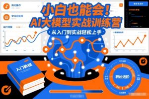 小白也能会！AI大模型实战训练营，从入门到实战轻松上手| 鹿鸣网创