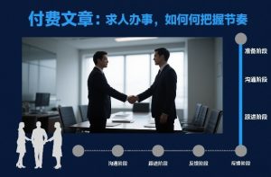 付费文章：求人办事，如何把握节奏| 鹿鸣网创