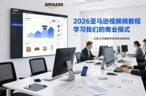 2026亚马逊视频教程，学习我们的商业模式，以及2026最新的选品及运营经验| 鹿鸣网创