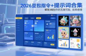 2026豆包指令+提示词合集，解锁AI创作的无限可能，效率倍增| 鹿鸣网创