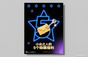 付费文章：小众之人的5个隐藏福利| 鹿鸣网创