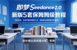 即梦Seedance2.0新版5套保姆级教程，干货拉满，手把手教你快速上手，轻松做出高质量AI短视频| 鹿鸣网创