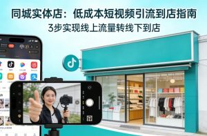 同城实体店，如何低成本把客户从短视频带到线下门店| 鹿鸣网创