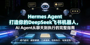 Hermes Agent打造你的DeepSeek飞书机器人,AI Agent从聊天到执行的完整指南| 鹿鸣网创