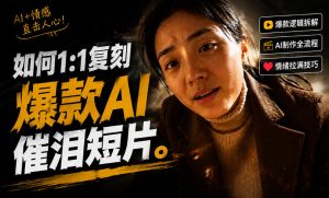 豆包+Gemini生成真人AI短剧-拆解复刻百万爆款第一人称短片,一站式讲透爆款复刻全流程| 鹿鸣网创