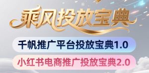 小红书千帆推广平台投放宝典，小红书电商推广投放宝典2.0| 鹿鸣网创