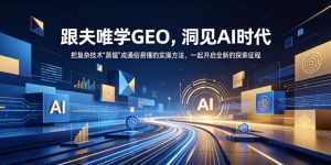 跟夫唯学GEO,洞见AI时代,把复杂技术“蒸馏”成通俗易懂的实操方法,一起开启全新的探索征程| 鹿鸣网创