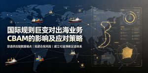 国际规则巨变对出海业务CBAM的影响及应对策略,帮助企业穿透供应链数据堵点,规避合规风险| 鹿鸣网创