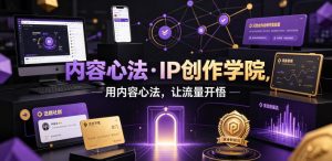 内容心法·IP创作学院,用内容心法,让流量开悟| 鹿鸣网创
