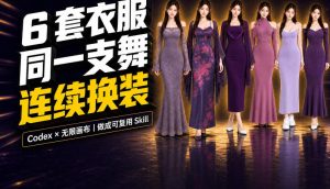 同一支舞,6套衣服按顺序切换:我把服装换装视频做成了一个Skill| 鹿鸣网创