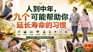 付费文章:人到中年,九个可能帮助你延长寿命的习惯| 鹿鸣网创