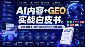 AI内容+GEO实战白皮书，全面掌握AI量产SOP与GEO分发机制【文档】| 鹿鸣网创