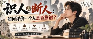 付费文章:识人与断人:如何评价一个人是否靠谱?| 鹿鸣网创