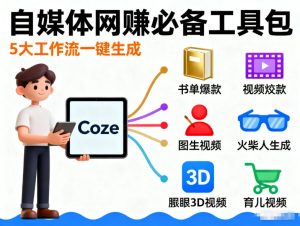 Coze工作流合集,内容一共100份左右,内容丰富,可以提供工作效率| 鹿鸣网创