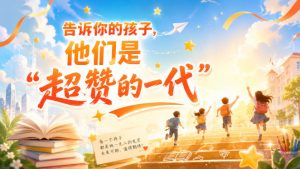 某付费社群专属文章:告诉你的孩子,他们是“超赞的一代”。| 鹿鸣网创
