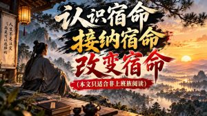 某公众号付费文章：认识宿命，接纳宿命，改变宿命（本文只适合非上班族阅读）| 鹿鸣网创