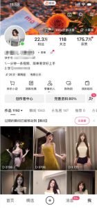 快手22.3W粉丝博主的美女跳舞视频搬运教学,快手MT搬运,一分钟一条视频,简单易学好上手,撸磁力万合收益| 鹿鸣网创