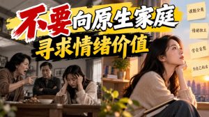 某公众号付费文章：不要向原生家庭寻求情绪价值| 鹿鸣网创